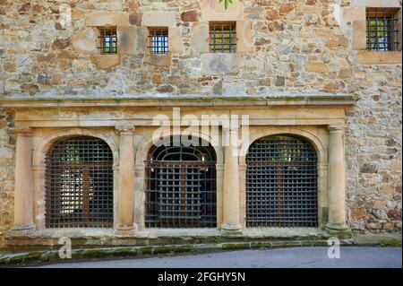 Casa de Juntas de Avellaneda, Sopuerta, Biskaya, Baskenland, Baskenland, Spanien, Europa Stockfoto