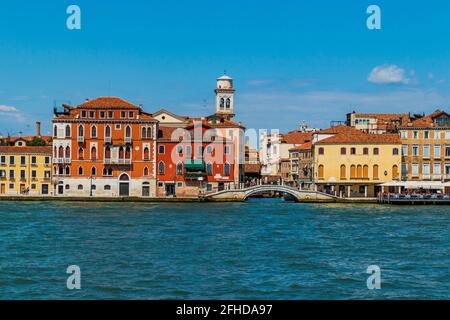 Verschiedene Ausblicke auf Venedig. Italien Stockfoto