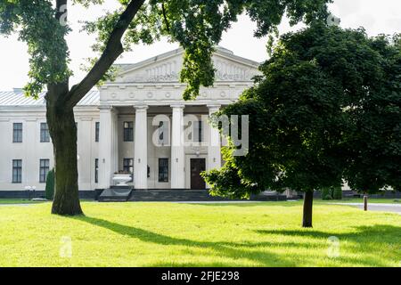 Grodno, Weißrussland - 2. September 2017: Neues Schloss in Grodno Stockfoto