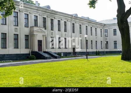 Grodno, Weißrussland - 2. September 2017: Neues Schloss in Grodno. Stockfoto