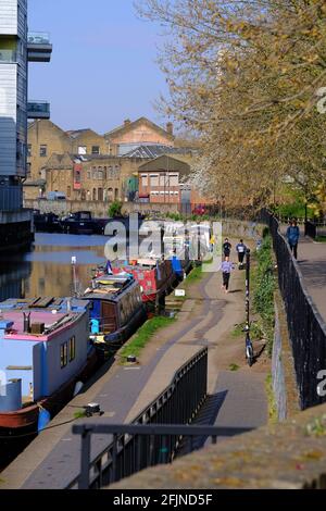 Canal Walk, N1, London, Großbritannien Stockfoto