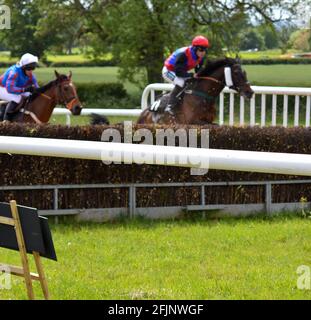 Chaddersley Corbett Point 2-Punkte-Rennen Stockfoto