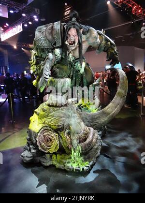 BlizzCon 2015 - Statue - Grommash Hellscream Stockfoto