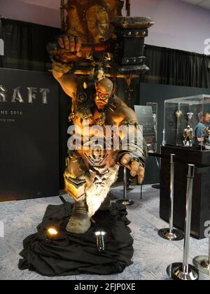 BlizzCon 2015 - Statue - Orgrim Doomhammer Stockfoto