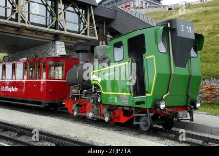 SchafbergBahn, Zahnradbahn, zum Schafberg, Sankt Wolfgang, Salzburg, Österreich Stockfoto