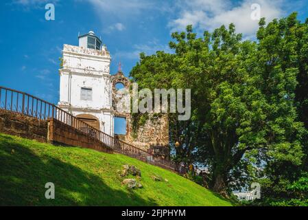 st. Pauls kirche in Malacca oder Melaka in Malaysia Stockfoto