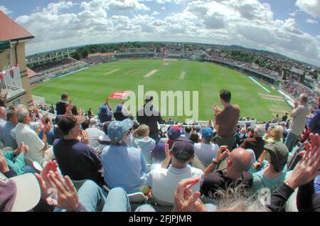 4. TEST ENGLAND V AUSTRALIEN AN TRENT BRIDGE 1. TAG 25/8/2005 BILD DAVID ASHDOWNTEST CRICKET Stockfoto