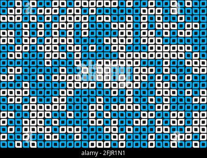 Abstrakte geometrische generative Illustrationen Stock Vektor