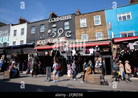 Camden Town High Street, North London, England, Großbritannien Stockfoto