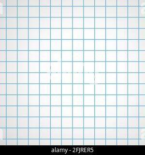 Quadratische Papiermuster. Blau. Druckbar. Vektorgrafik, flaches Design Stock Vektor