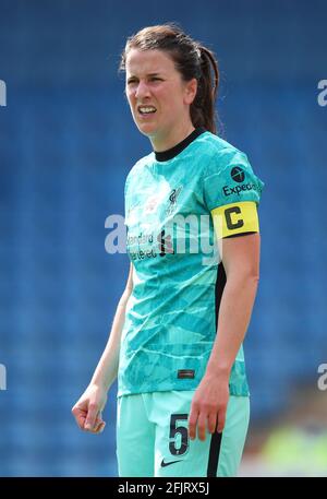 Sheffield, England, 24. April 2021. Niamh Fahey von Liverpool während des Spiels der Premier League in der Bramall Lane, Sheffield. Bildnachweis sollte lauten: Simon Bellis / Sportimage Stockfoto