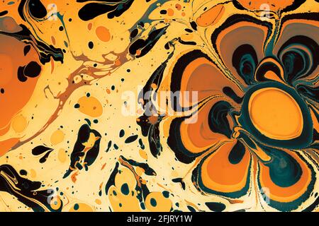 Intensive bunte Mischung aus lebendigen Farben. Abstrakte moderne Hintergrund Vorlagen Design Stockfoto