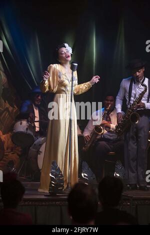 DIE VEREINIGTEN STAATEN GEGEN BILLIE HOLIDAY (2021) ANDRA DAY LEE DANIELS (DIR) HULU/THE MOVIESTORE COLLECTION LTD Stockfoto