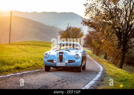 1955 Alfa Romeo 1900 SZ Coupé Zagato Stockfoto