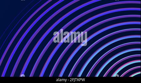 Abstrakter Hintergrund mit radialen Linien bilden zentrierte runde Form, Laser Kreise Tapete Design Stock Vektor