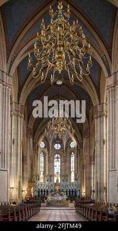 Innenraum der Kathedrale von Zagreb (Zagrebačka katedrala), Zagreb, Kroatien Stockfoto