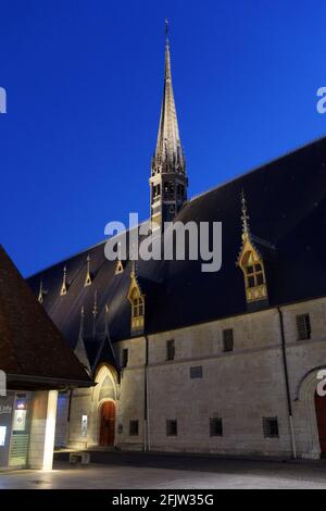 Frankreich, Cote d'Or, Kulturlandschaft Burgunds Klimazonen, die von der UNESCO zum Weltkulturerbe erklärt wurden, Beaune, Hospices de Beaune, Hotel Dieu Stockfoto