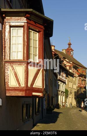Schweiz, Kanton Schaffhausen, Stein am Rhein, Altstadt, mittelalterliche Altstadt Stockfoto