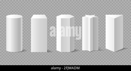 Produktmodelle Podien Stock Vektor