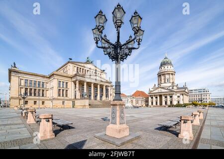 Der berühmte gendarmenmarkt in berlin, deutschland Stockfoto