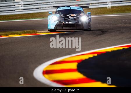 77 Ried Christian (ger), Evans Jaxon (nzl), Campbell Matt (Auts), Dempsey-Proton Racing, Porsche 911 RSR - 19, Aktion während des Prologs der FIA-Langstrecken-Weltmeisterschaft 2021 auf dem Circuit de Spa-Francorchamps, vom 26. Bis 27. April in Stavelot, Belgien - Foto Joao Filipe / DPPI Stockfoto