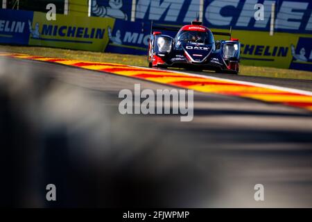 22 Hanson Philip (gbr), Scherer Fabio (che), Albuquerque Filipe (prt), United Autosports USA, Orica 07 - Gibson, Aktion während des Prologs der FIA-Langstrecken-Weltmeisterschaft 2021 auf dem Circuit de Spa-Francorchamps, vom 26. Bis 27. April in Stavelot, Belgien - Foto Joao Filipe / DPPI Stockfoto