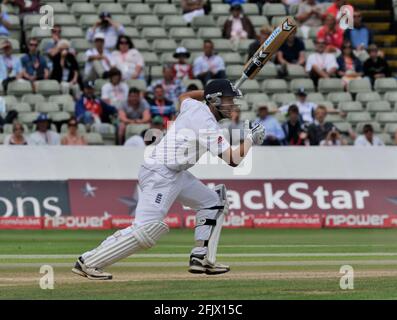 CRICKET ENGLAND V PAKISTAN 2. TEST BEI EDGBASTON 4. TAG 9/8/2010. TROTT. BILD DAVID ASHDOWN Stockfoto