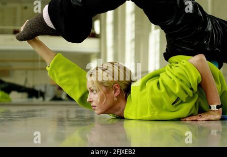 DIE ASSTOUNDINGLY ATTRAKTIVE RUSSISCHE BALLETTTÄNZERIN ANASTASIA VOLOCHKOVA. Stockfoto