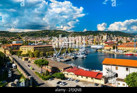 Hafen von La Spezia in Italien Stockfoto