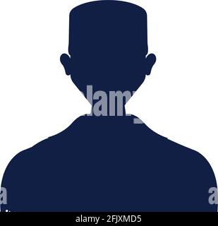 Silhouette eines US-Armeemanns - Vektor-Illustration Stock Vektor