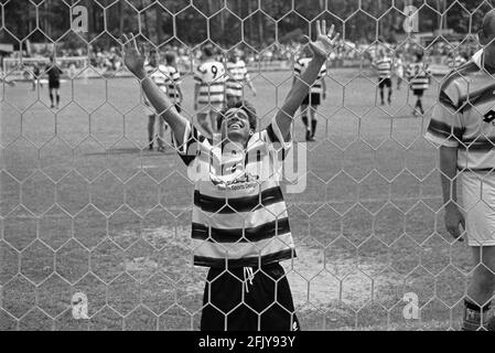 TV-Moderator Andreas Türck, anlässlich eines Benefizmatches des Sportvereins LSK, 17. Mai 1998, Lüneburg, Niedersachsen, Deutschland Stockfoto