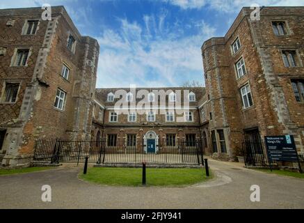 Bischofspalast in Ely, Cambridgeshire, Großbritannien Stockfoto