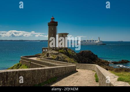 PHARE Petit minou in frankreich / bretagne Stockfoto