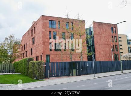 Berlin, Deutschland. April 2021. Die indische Botschaft in Berlin befindet sich in der Tiergartenstraße. Quelle: Annette Riedl/dpa/Alamy Live News Stockfoto