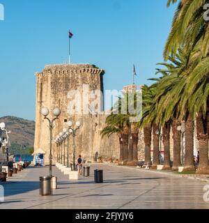 Alte Kamerlengo Burg in Trogir, Kroatien. Stockfoto