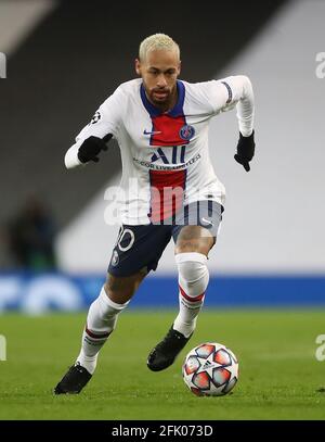 Aktenfoto vom 02-12-2020 von Paris Saint Germain's Neymar. Ausgabedatum: Dienstag, 27. April 2021. Stockfoto