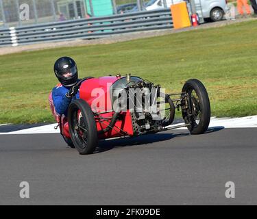 Sandford Andrews, Morgan Aero 2-Sitzer, Vintage, Pre-war und Pre-1961 Racing Cars, VSCC, GP Itala Trophy Race Meeting, Silverstone, Northamptonshire, Stockfoto