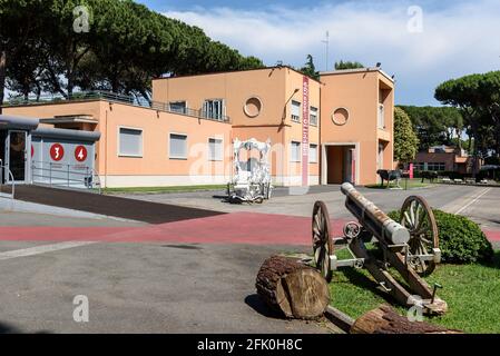 Warum Cinecittà, Cinecittà Studios, Rom, Latium, Italien, Europa Stockfoto
