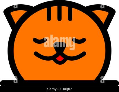 PET Hotel Vektor-Logo minimales Konzept. Vector für Tierhandlung, Hotel oder Tierklinik im einfachen Stil. Stock Vektor