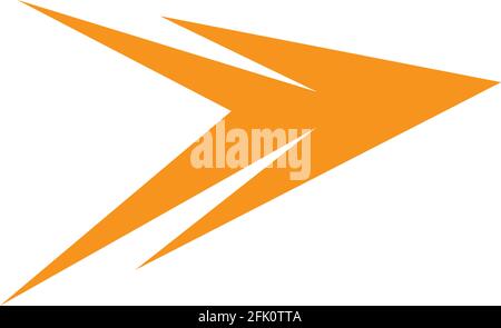 Pfeil vector illustration symbol Logo Template Design Stock Vektor