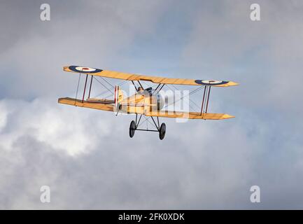 Sopwith Camel Replik britischer Kampfflugzeug aus dem Ersten Weltkrieg Stockfoto