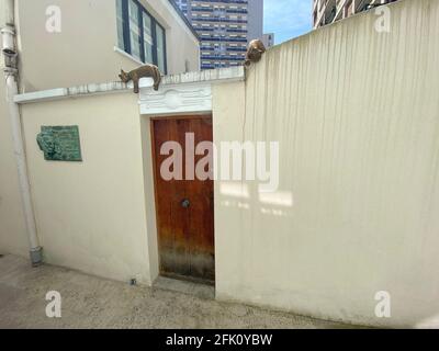 HAUS VON GEORGES BRASSENS Stockfoto