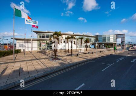 Fährhafen, Dun laoghaire Stockfoto