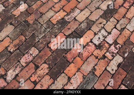 Diagonales Muster von Ziegel #1 Stockfoto