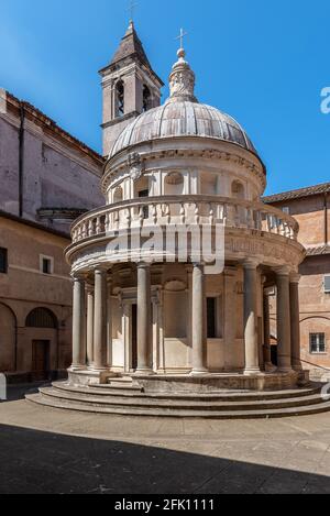Tempietto di San Pietro in Montorio, Tempel Tempietto del Bramante, Gianicolo, Trastevere, Rom, Latium, Italien, Europa Stockfoto