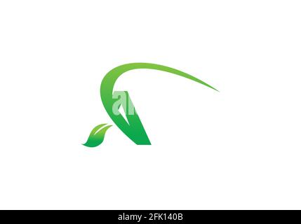 Ein Alphabet Buchstaben Logo Symbol, Graphic Alphabet Symbol für Corporate Business Identity Stock Vektor