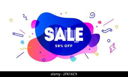 Verkauf, Sprechblase. Banner, Poster, Sprechblase Stock Vektor