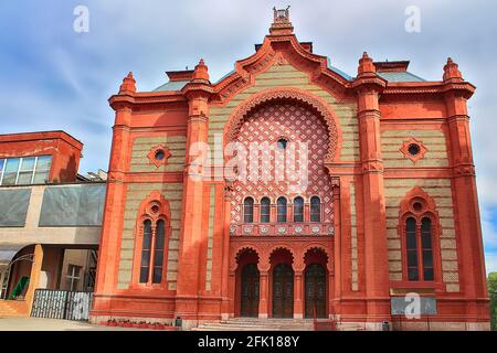 Ehemalige Synagoge, jetzt das Philharmonic Orchestra House, Uzhgorod, Ukraine Stockfoto