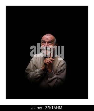 Athol Fugard...... Südafrikanischer Dramatiker in London.pic David Sandison 15/3/2002 Stockfoto
