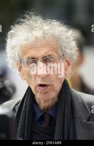 Piers Corbyn (Bruder des ehemaligen Labour-Führers Jeremy) Wetterprognose, Geschäftsmann, Aktivist, Anti-Vaxxer und Verschwörungstheoretiker - für die Kampagne Stockfoto